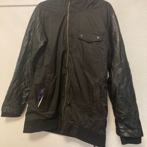 Burton Women’s Black Jacket with Quilted Arms